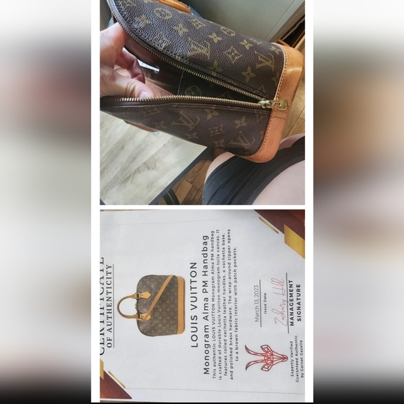 Authentic louis vuitton monogram alma bag - Picture 2 of 6